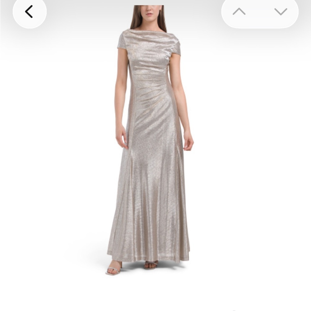 Alex Evenings Metallic Maxi dress